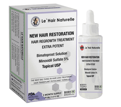 Bimatoprost & Minoxil Sulphate hair regrowth treatment topical solution 70ml for hair loss prevention and restoration