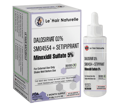New Research Hair Loss Prevention Product DALOSIRVAT, SM04554, and SETIPIPRANT 6-60ml