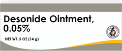 Desonide ointment 0.05% topical cream tube 14g for inflammation and skin conditions