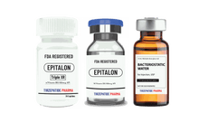 FDA registered Epitalon High Potency peptide vials with Vitamin B12 and bacteriostatic water by Tirzepatide Pharma