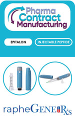 Epithalon peptide 1 gram injectable anti-aging synthetic tetrapeptide vial syringe