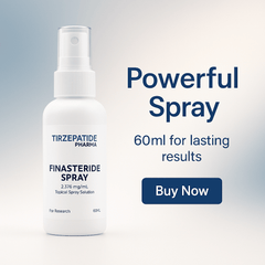 German Hair Loss Treatment Finasteride 2.27% topical spray for hair loss, 60ml bottle