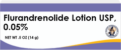 Flurandrenolide Lotion USP 0.05% topical anti-inflammatory cream packaging