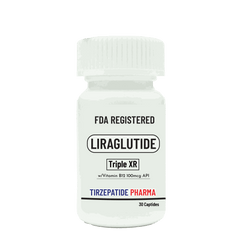 FDA registered Liraglutide peptide with Vitamin B12 by Tirzepatide Pharma for GMP peptide manufacturing