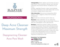 Natural Acne Gel-Glycyrrhiza Glabra-Serum 60ml & Maximum Strength Acne Cleanser 5oz 6-Pack