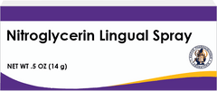 Nitroglycerin lingual spray 0.5 oz box by Raphe Pharmaceutique Laboratories