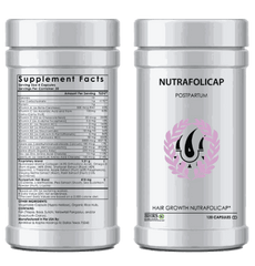 Functional Hair Growth Nutrafolicaps postpartum hair growth supplement bottle 120 capsules