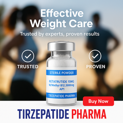 Retatrutide 15mg with B12-3000mcg Sterile Powder 4-Pack