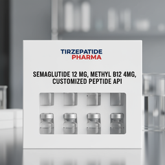 Semaglutide 12mg with 4mg Active Methyl B12 Solutiom 4ml zper Vial