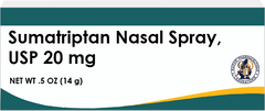 Sumatriptan Nasal Spray 20mg box packaging