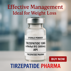 Tirzepatide 15mg with B12-3000mcg Sterile Powder 4-Pack