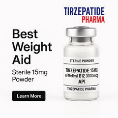 Tirzepatide 15mg with B12-3000mcg Sterile Powder 4-Pack