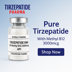 Tirzepatide 15mg with B12-3000mcg Sterile Powder 4-Pack