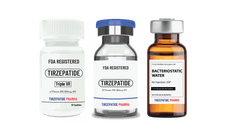 Tirzepatide with B12 FDA registered peptide vials including bacteriostatic water for injection