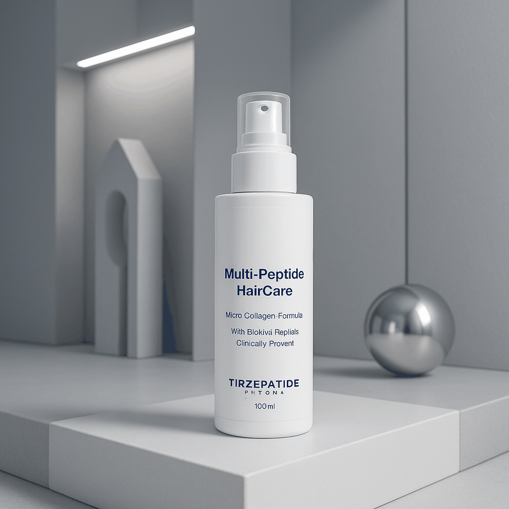 100ml Multi-Peptide HairCare foam spray for natural hair growth with collagen, biotin, minoxidil, and vitamins