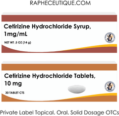 Betamethasone Budesonide Cetirizine Hydrochloride tablets and syrup packaging for anti-inflammatory and allergy relief medications