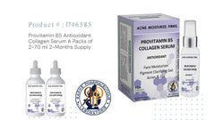 Best Seller Signature Serum pack with Provitamin B5 Collagen face moisturizer for acne, pigmentation, and anti-aging treatment