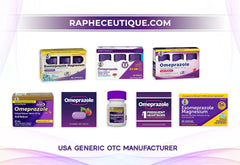 Contract manufactured Omeprazole 40mg extra mini purple capsules bulk wholesale acid reflux pills