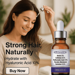 White Label 5% Minoxidil Solution with Biotin Caffeine Vitamin E and Ketoconazole 12-60ml