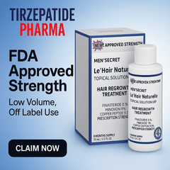 MenSecret Copper Peptide Finasteride Emergency Hair Restoration Solution 6-60ml