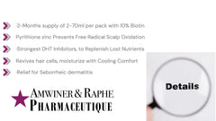 Wholesale 10% BiotiNoxil Women Hair Restore Serum for Severely Damaged Hair 250 Units of 60 days Supply