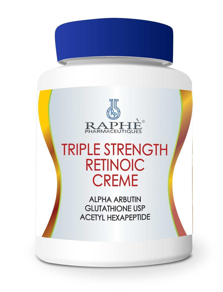 16oz bottle of Retinoic Emulsion Triple Strength Cream for acne scar and skin clarifying treatment