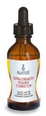 Extra Strength Pigment Correcting Gel Concentrate serum in brown dropper bottle for spot removal and even skin tone