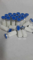Injection grade skin lightening ingredient vials with blue caps for research purposes