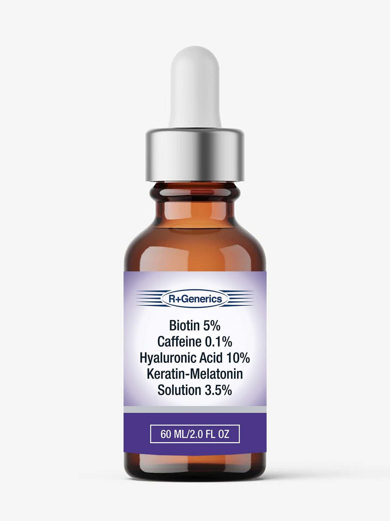 Hair Recovery Natural Pathway bottle with Biotin, Caffeine, Hyaluronic Acid, Keratin-Melatonin solution