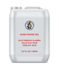 50lbs container of Ultra Strength Acne Serum with Glycyrrhiza Glabra, salicylic acid, and retinol gel for acne treatment
