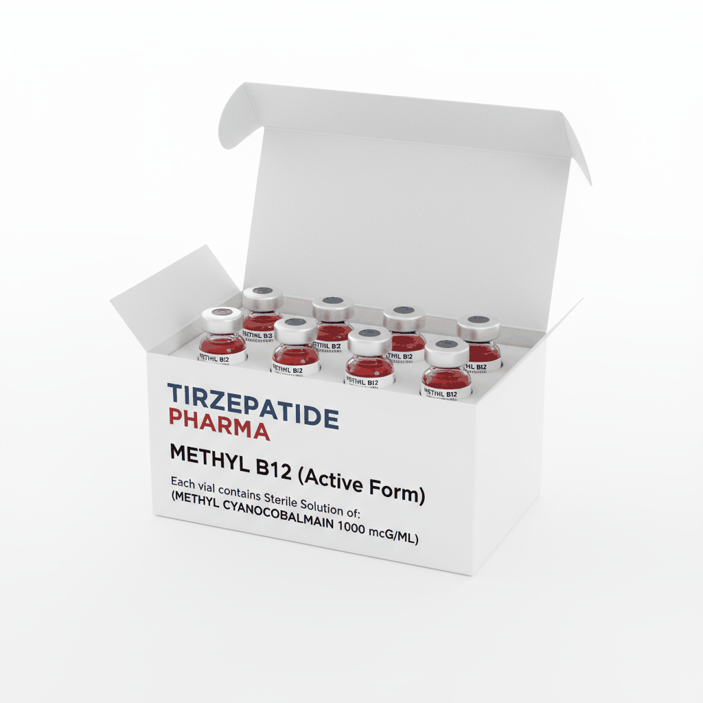 Buccal Methyl B12 Active Form Solution 10ml bottle with 99.9% purity for sublingual use