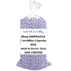 Contract manufactured Bulk Omeprazole 40mg Extra Mini Purple Capsules