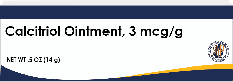 Calcitriol ointment tube 3 mcg per gram 14 gram packaging label