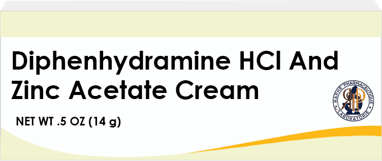 Diphenhydramine HCl and Zinc Acetate cream 14g by Rapee Pharmaceutique Laboratories