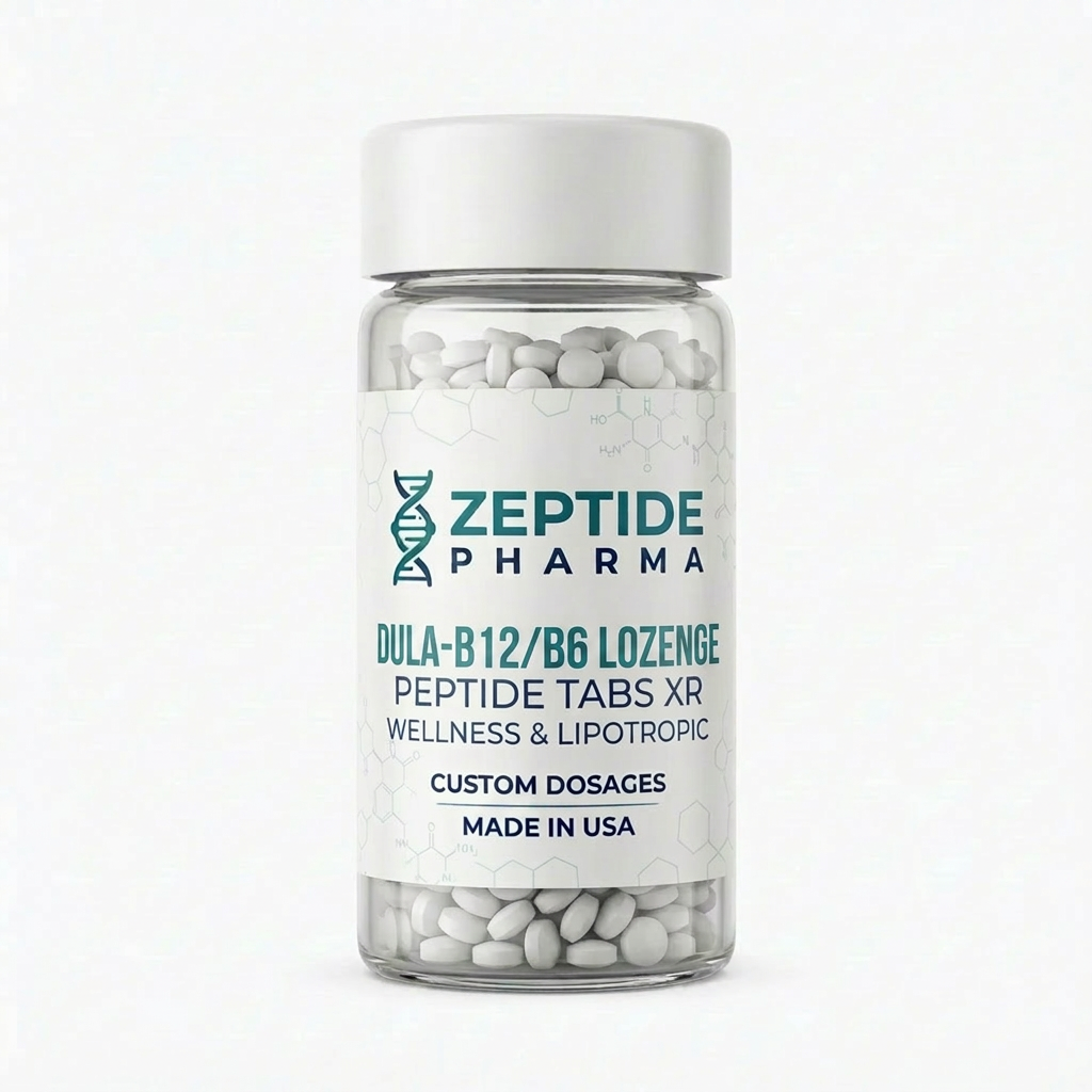 GLP1 Tablets Private Label Oral RDT  Enriched with Niacinamide, B6 & B12 Peptide Tabs XR  Wellness & Lipotropic Weight Management