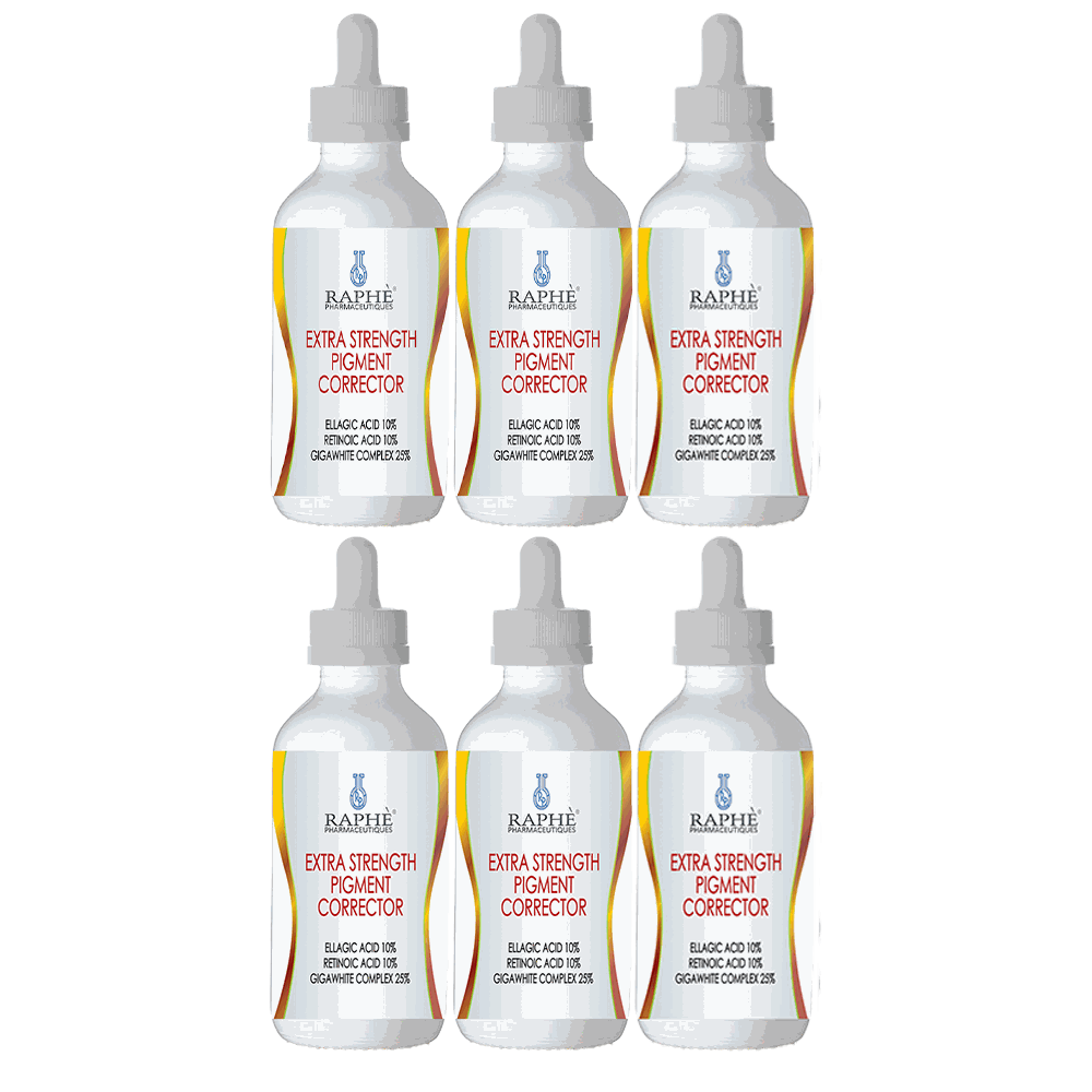 Wholesale lot of 100 units 60ml Extra Strength Pigment Corrector serum bottles for sensitive skin and pigment correction