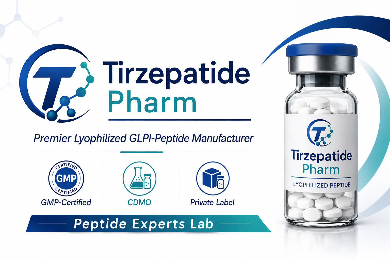 Oral-Buccal GLP-1 Contract Manufactured Dosages Low Minimum RUO Peptides