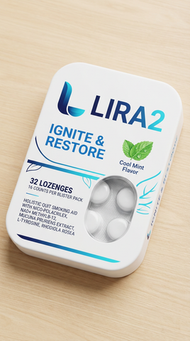 Private Label Breathe Anew: Lira2-Ignite-Restore Lozenges The Cellular Reset the Holistic Way—Support Your Brain, Body & Recovery