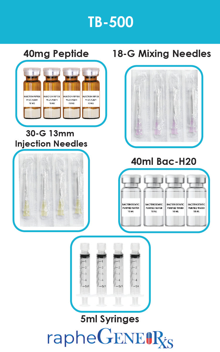 TB-500 40mg with Bac-Water
