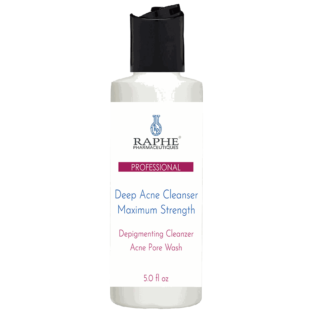 Maximum strength acne cleanser deep pore wash with vitamin C and antioxidants for acne-prone skin 5oz bottle