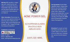 Natural Acne Gel-Glycyrrhiza Glabra-Serum 60ml & Maximum Strength Acne Cleanser 5oz 6-Pack