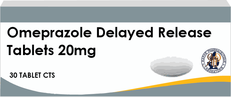 Omeprazole delayed release tablets 20mg 30 count pack by USA generic manufacturer