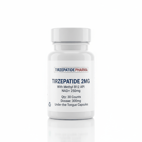 Tirzepatide 2mg Captides with Methyl B12 1000mcg API 2-Packs