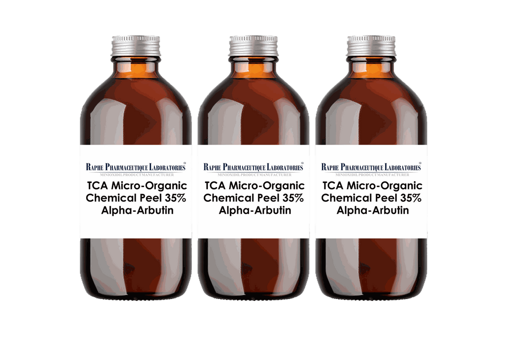 Wholesale TCA medical spa chemical peel 45% in 4oz amber bottles for skin renewal and exfoliation