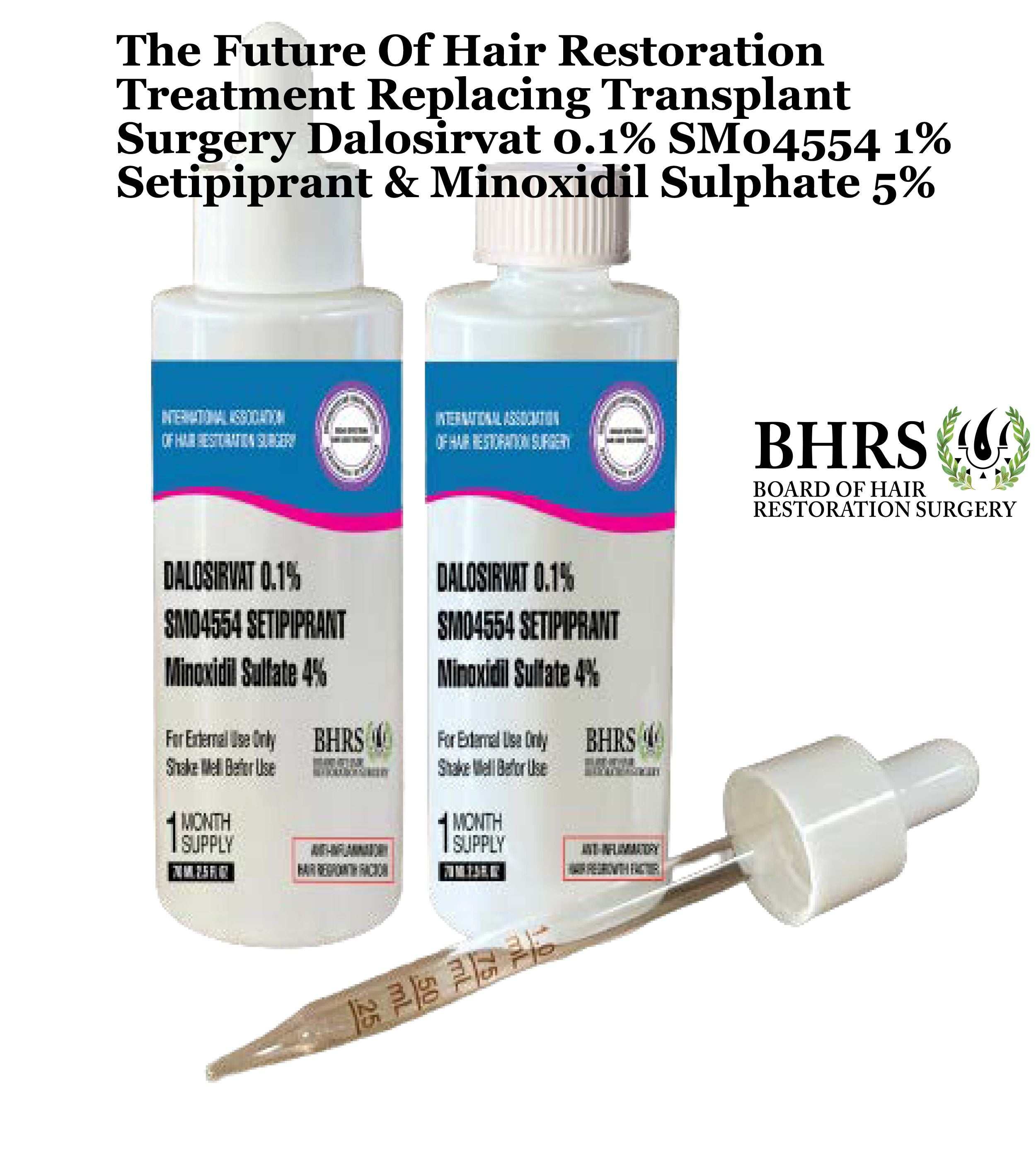 Wholesale New Research Hair Product DALOSIRVAT, SM04554, and SETIPIPRANT  250 Packs