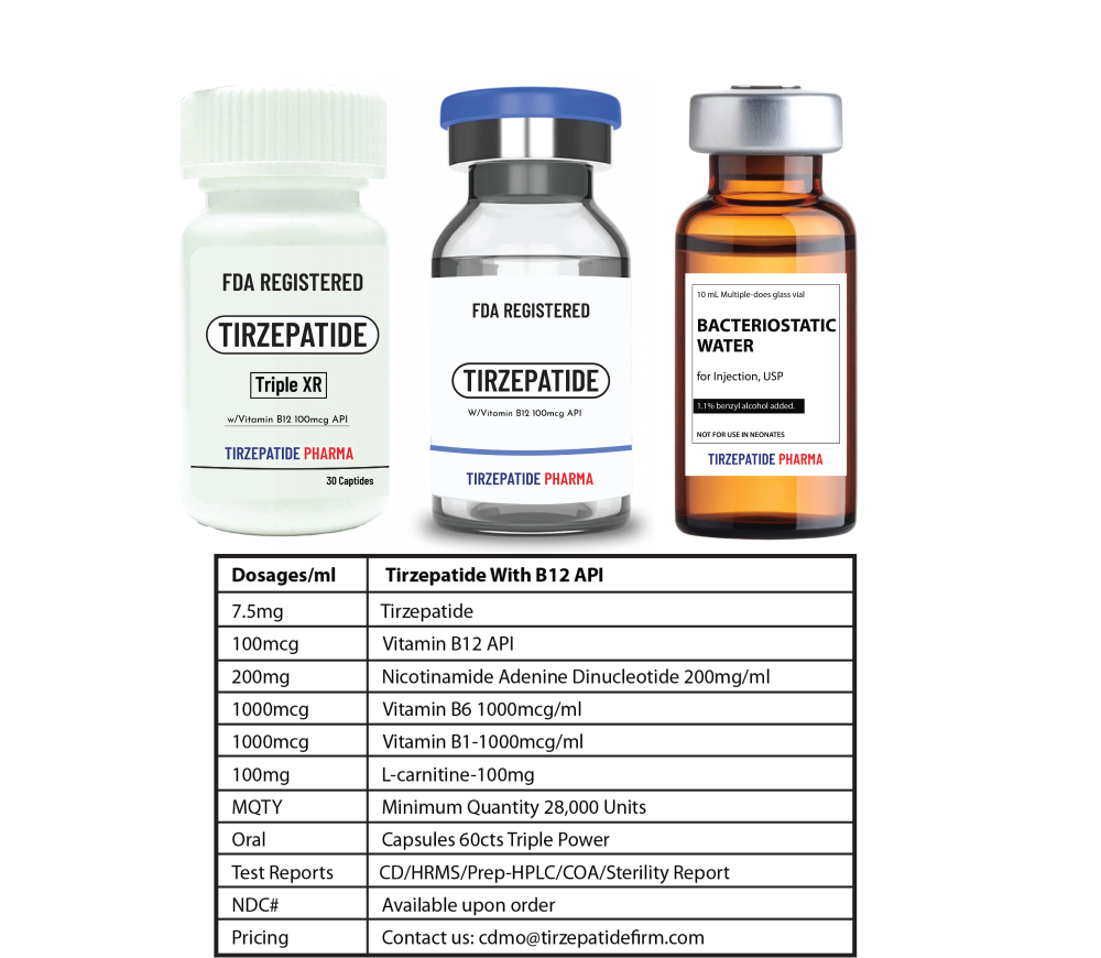 Tirzepatide with Vitamin B12
