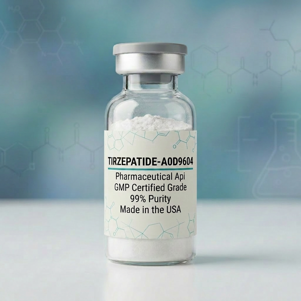 Tirzepatide & AOD9604 Peptide Blend – Pharmaceutical Grade (GMP) Private Label Only