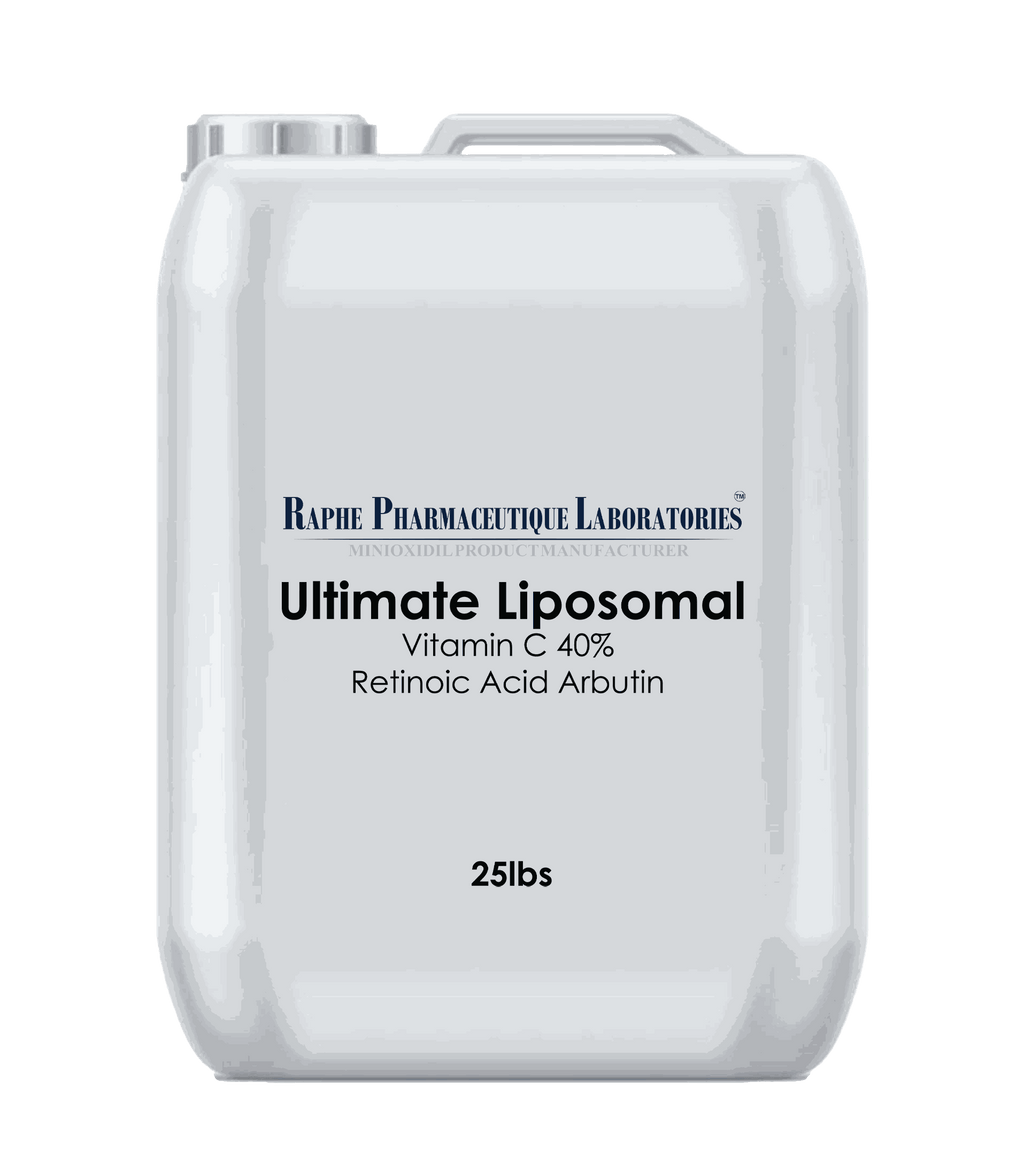 25lbs container of Ultimate Liposomal Vitamin C 40% with Retinoic Acid and Alpha Arbutin serum wholesale