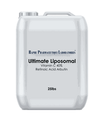 25lbs container of Ultimate Liposomal Vitamin C 40% with Retinoic Acid and Alpha Arbutin for wholesale