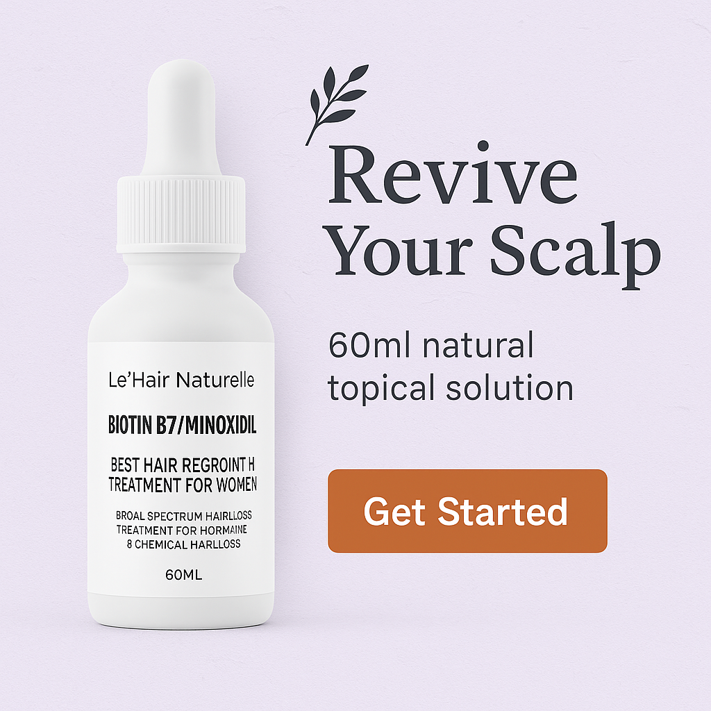 Best Hair Loss Product For Women with Biotin 5% and Minerals 250 pks 2-60ml 2 Months Supply